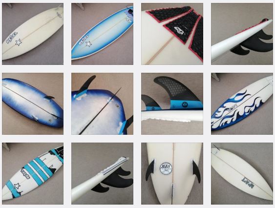 Used surfboards for sale at Backstreet Surf South Africa