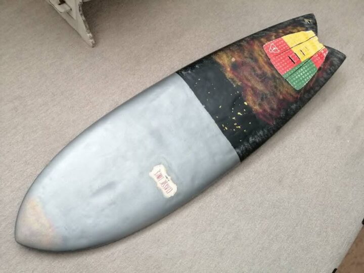 DGS 6ft Fish Surfboard With Keel Fins